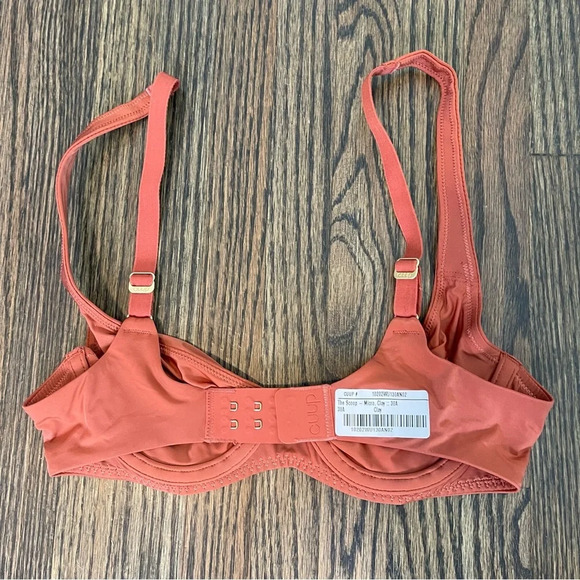 CUUP the scoop unlined underwire bra in clay color size 30A - Picture 4 of 8